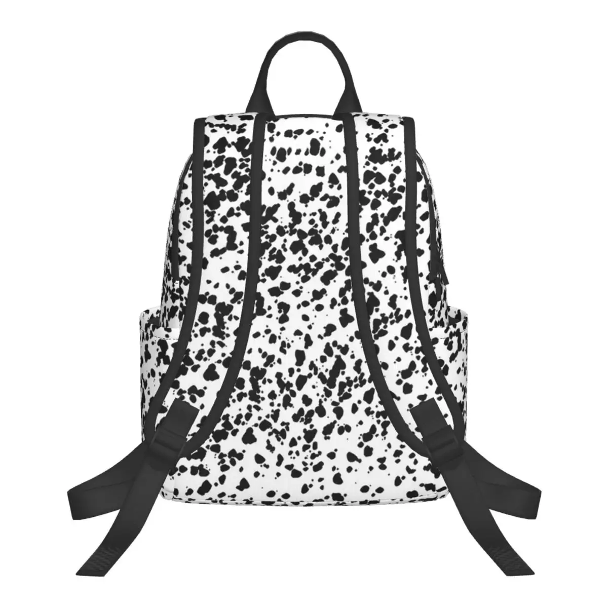 Dalmatian Dog Texture Student Backpack School Bag Hiking Travel Daypack for Boys Girls Bookbag Shoulder Bags