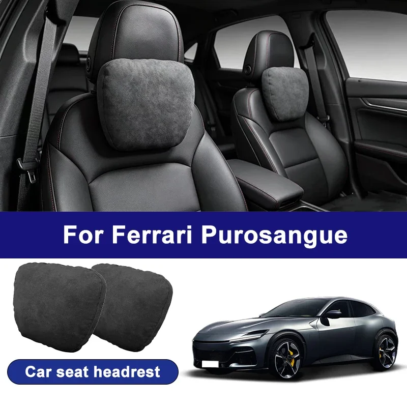 

For Ferrari Purosangue car headrests,soft universal adjustable car seat pillows,car neck pillow cushions,car accessories