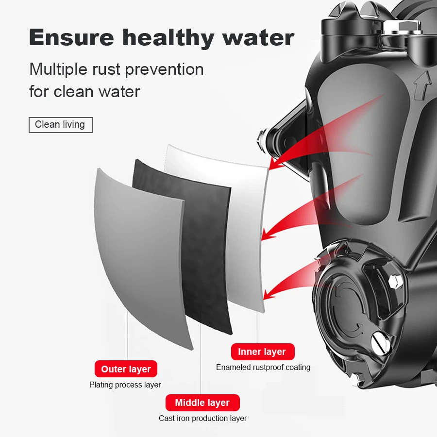 Полностью автоматический бустерный насос давления воды, бесшумный самовсасывающий насос, 320 Вт, 380 Вт, 480 Вт, бустерный насос водонагревателя