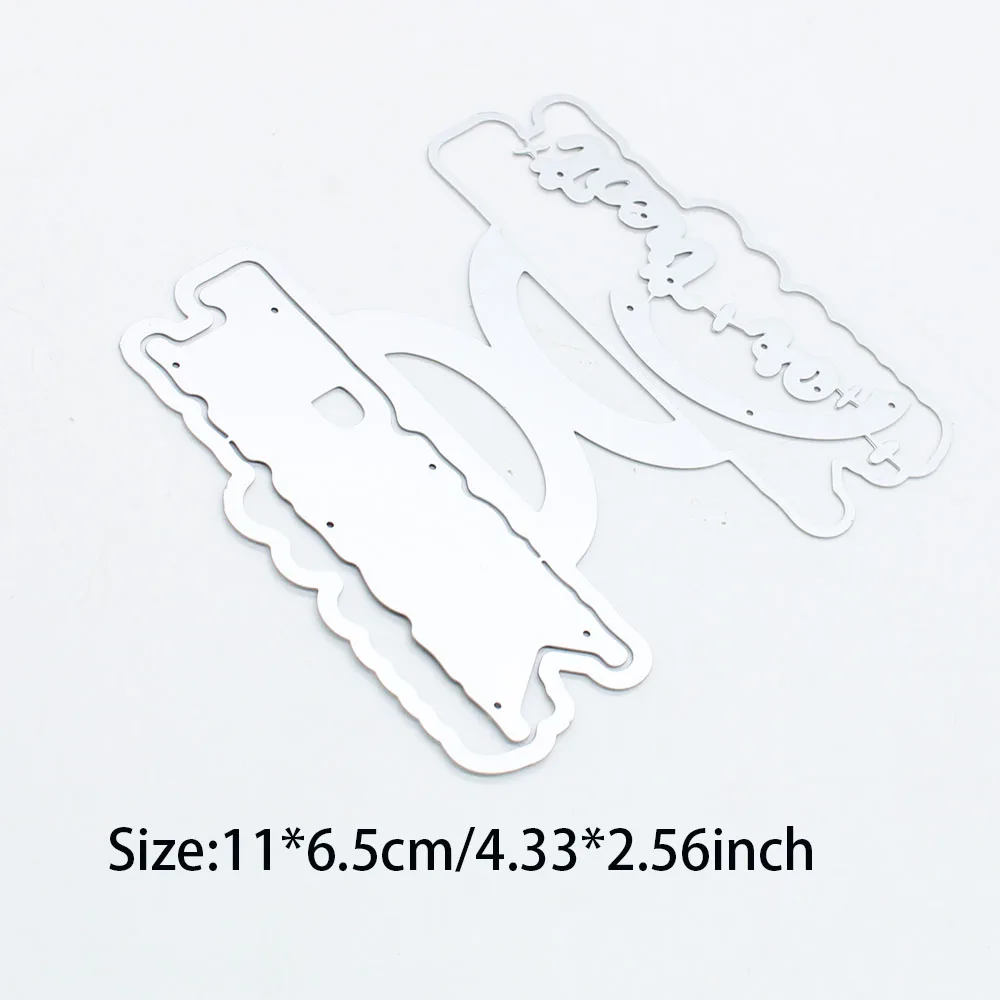 KSCRAFT Trick Or Treat Bag Topper Cutting Dies Stencils for DIY Scrapbooking Decorative Embossing DIY Paper Cards