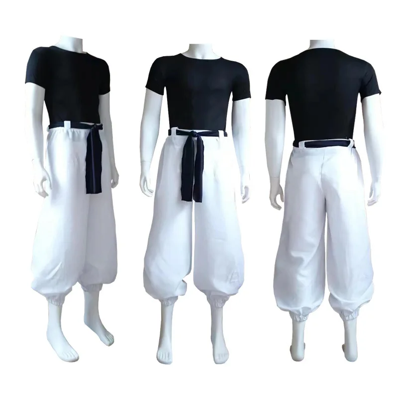 Manga Anime Jujutsu Kaisen Temporada 2 Satoru Gojo camiseta pantalones traje Cosplay disfraz Halloween regalo de Navidad para mujeres hombres