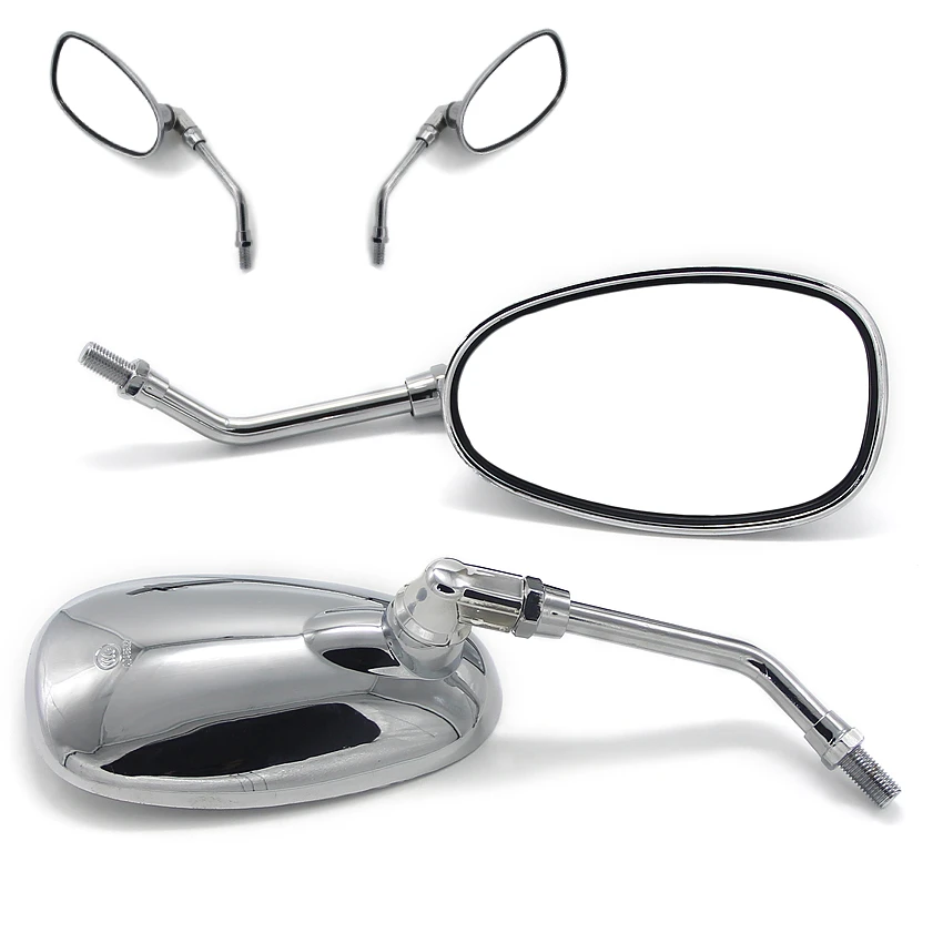 Motorcycle Side Mirror Fit for Yamaha XV125 XV250 XV400 XV535 XV700 XV750 XV920 SR125 SR185 SR250 SR400 SR500 SRV250  SRX250