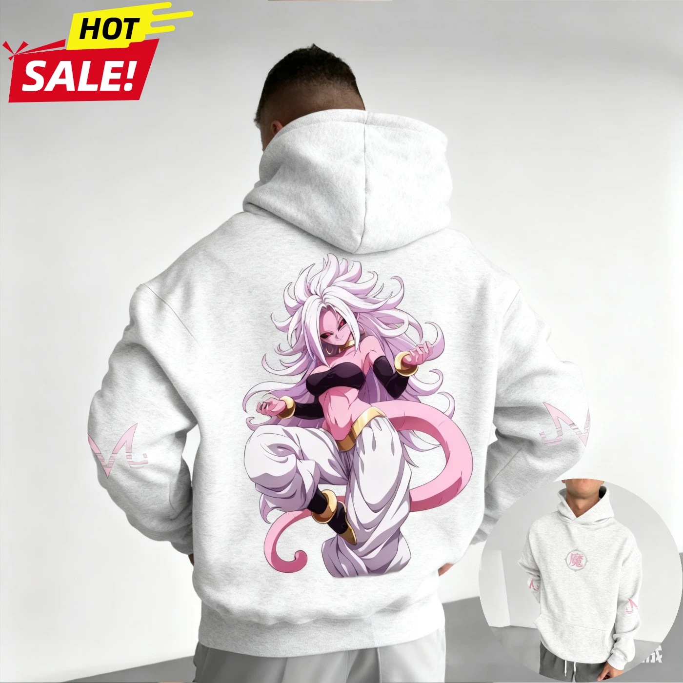 أنيمي لعبة دراغون بول سايان هاراجوكو الشارع الشهير الخريف الرجال خمر هوديي الشتاء النساء المتضخم مقنعين البلوز طويلة الأكمام #3