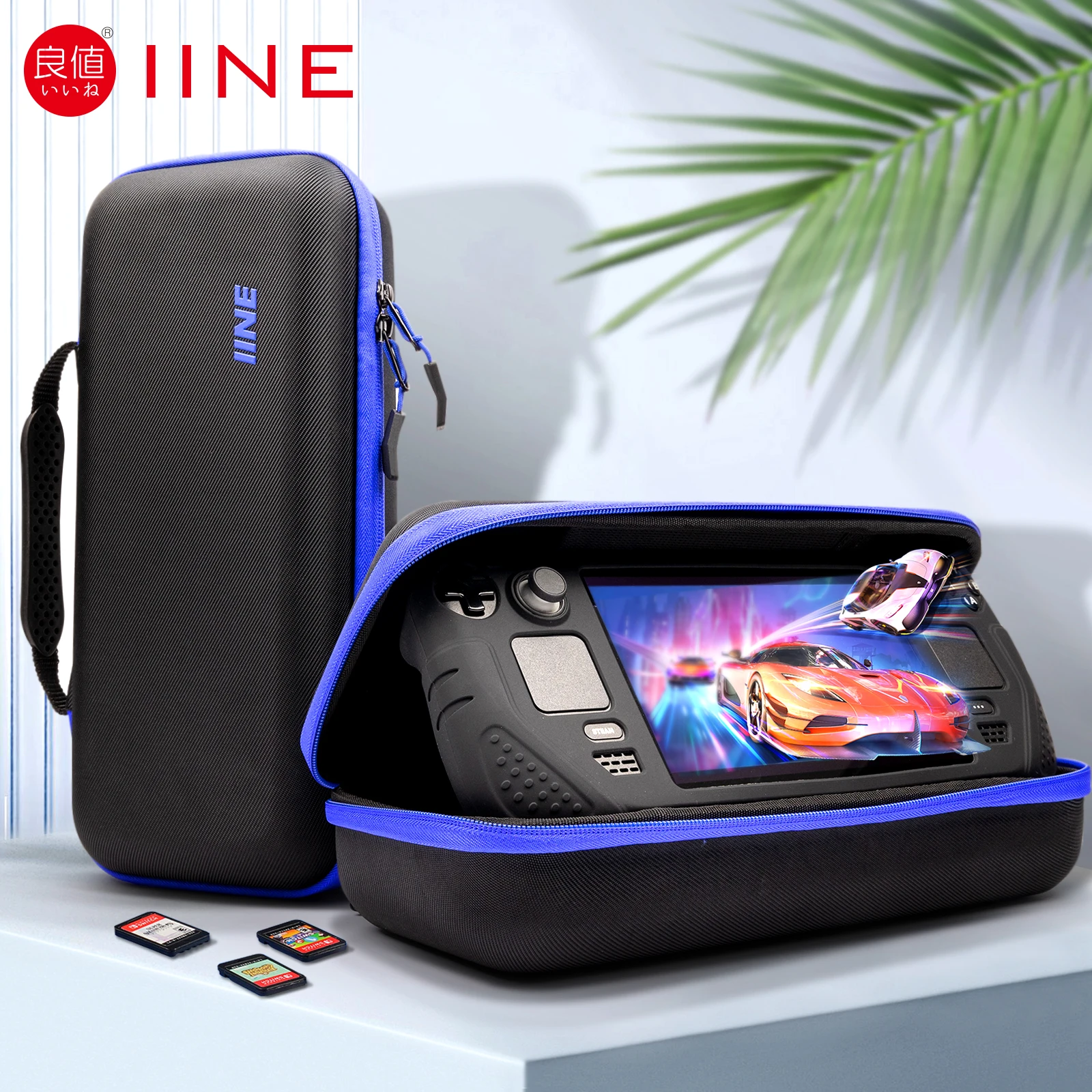 

2023 IINE bag Steam Deck Storage Bag Compatible Steam Deck Game Console Portable Handheld Waterproof Travel Protect Handbag