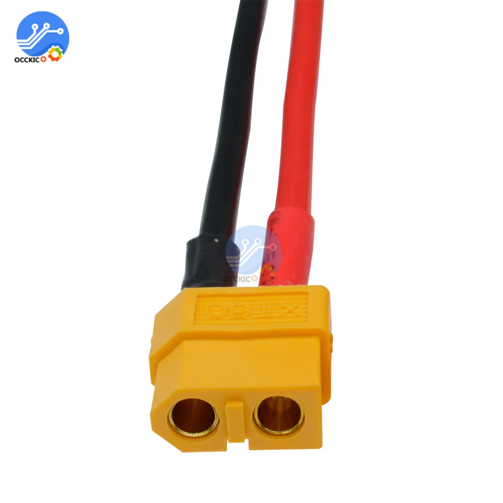 1set XT60 XT-60 Male+Female Bullet Connectors Plugs with Silicon 14 AWG Wire For RC Lipo Battery (1 pair) Banana Plug Connectors