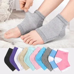 1Pair Silicone Moisturizing Gel Heel Socks Reusable Anti Cracked Chapped Foot Smooth Skin Care Exfoliating Foot Protector Tools