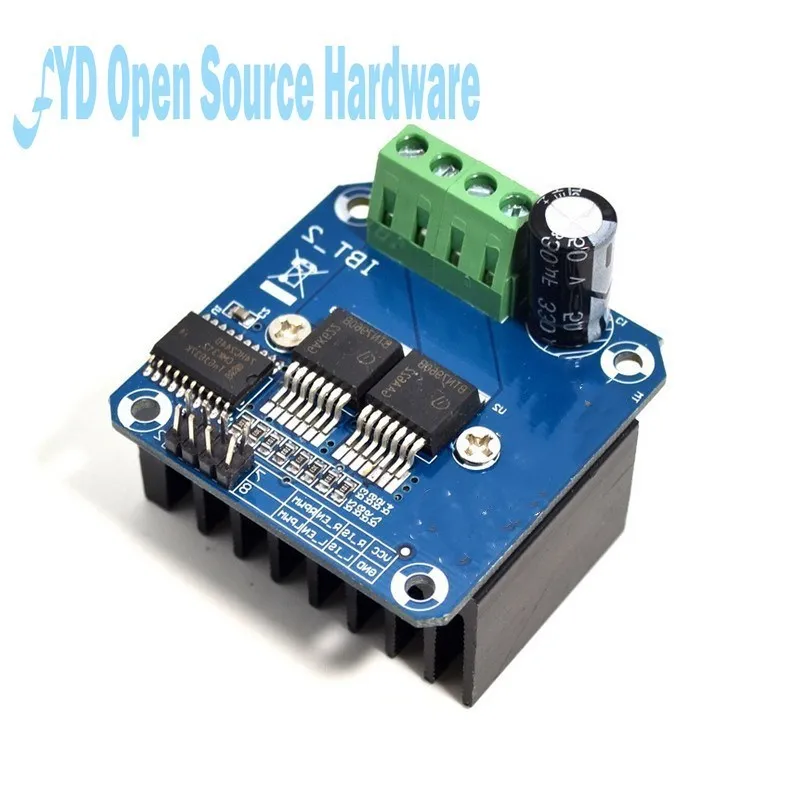 Double BTS7960/BTN7960 43A H-bridge High-power Motor Driver Module/ Diy Smart Car Current Diagnostic