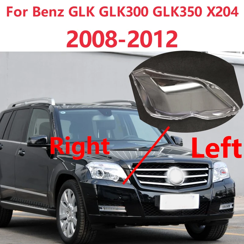 For Benz GLK GLK300 GLK350 X204 2008-2012 Headlight Lens Cover Headlamp Bright Shell Original Replacement Car Accessories