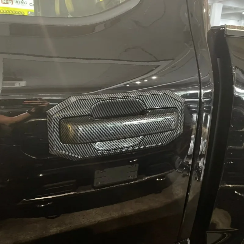 

For Ford F150 F-150 2021 2022 2023 ABS Door Handle Cover Door Bowl Frame Trims Protective Sticker Car Styling Accessories