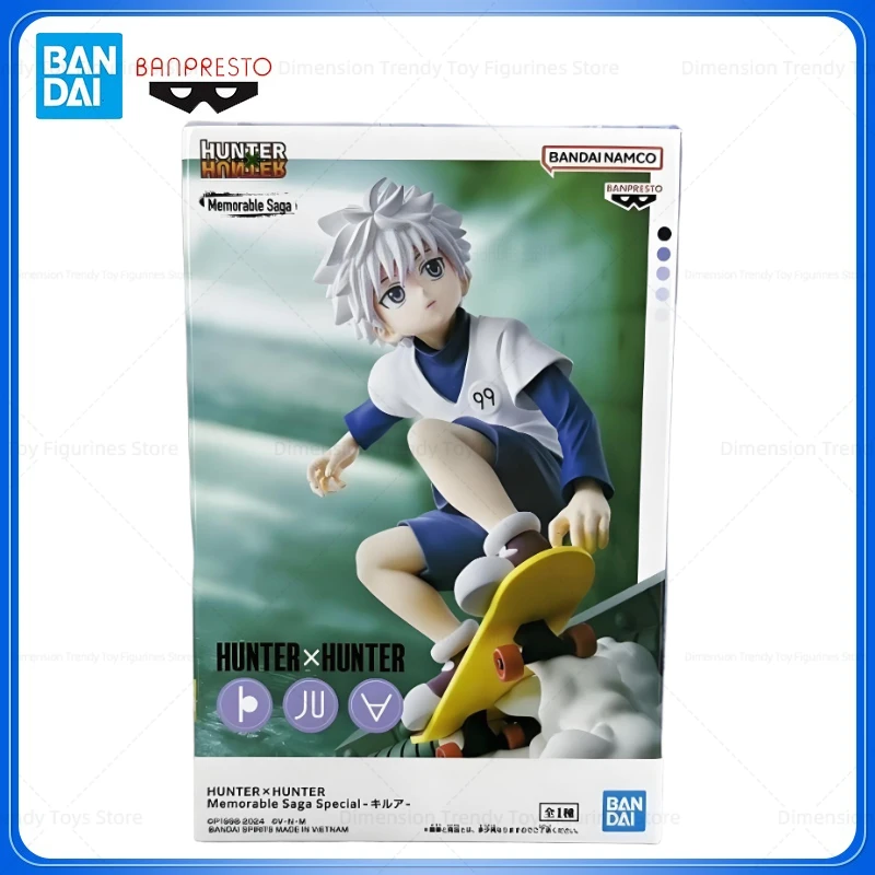 

Bandai в наличии, оригинальная фигурка Banpresto, аниме Hunter Hunter Killua Zoldyck, модель игрушки в подарок DT