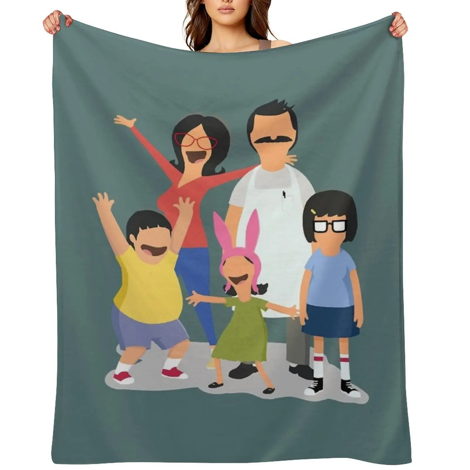 Minimal Belchers Throw Blanket halloween Warm Furry Luxury Blankets
