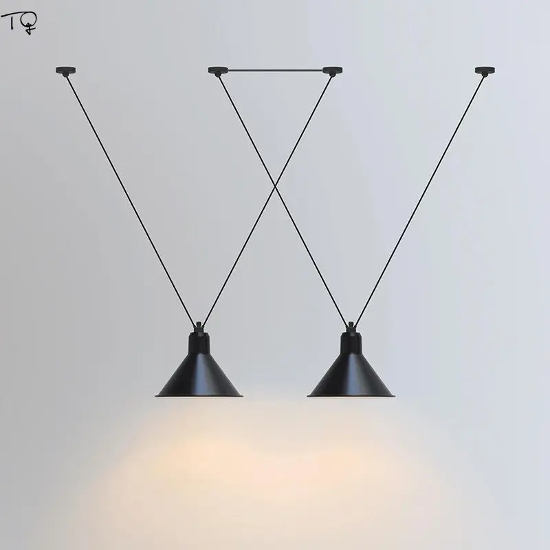 Imagem -02 - Nordic Designer Moderno Individual Pingente de Luz Preto Vermelho Abajur E14 Led Pendurado Lâmpada Jantar Sala Estar Quarto Cozinha Barra