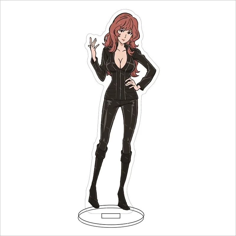 حار أنيمي لوبين الشخصيات الثالثة تأثيري لوحة زخارف مكتب الدائمة علامة لعبة المشجعين عيد الميلاد الاكريليك حامل نموذج الهدايا