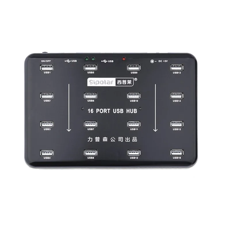 

Sipolar A-100 16-портовый концентратор USB 2.0 с несколькими USB-флешками Дубликатор/USB-памятью