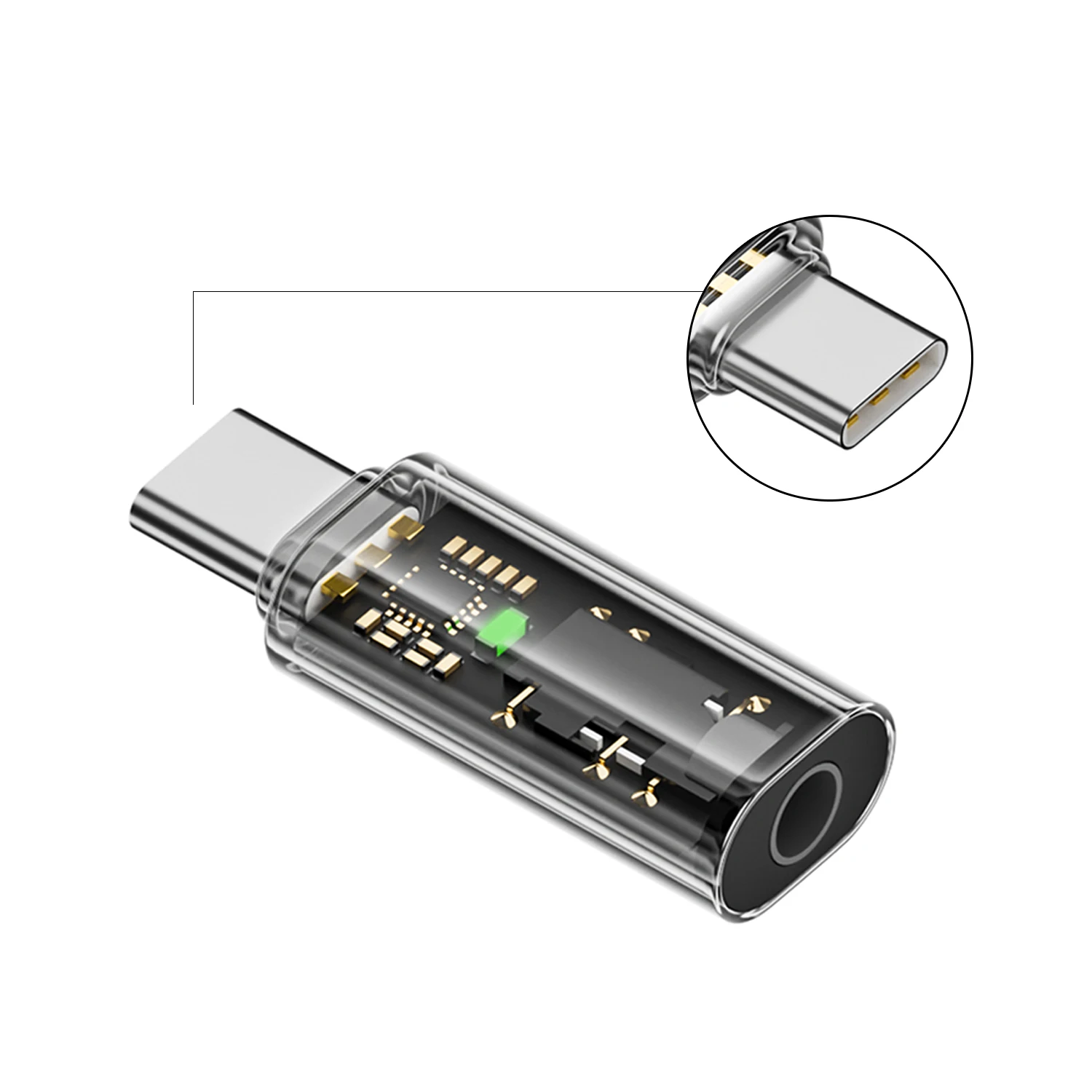 USB Type C Male to 3.5mm 1/8 TRRS 4 Pole Female Headphone Headset Adapter Audio Connector Converter CTIA OMTP for Smartphone Car