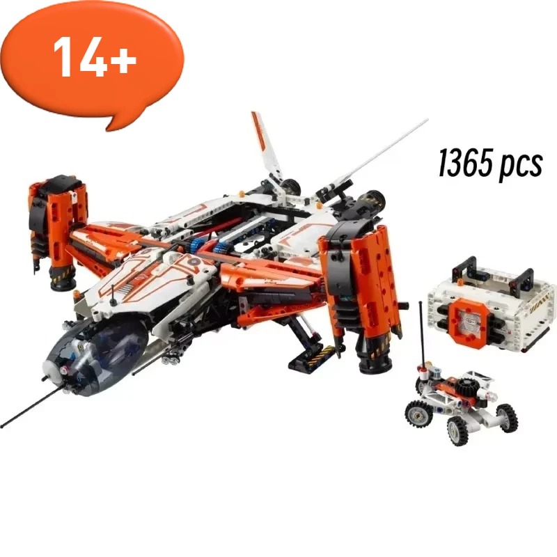 

NEW 42181 Technical VTOL Heavy Cargo Spaceship LT81 Model Building Blocks For Kids Space Theme Birthday Gifts