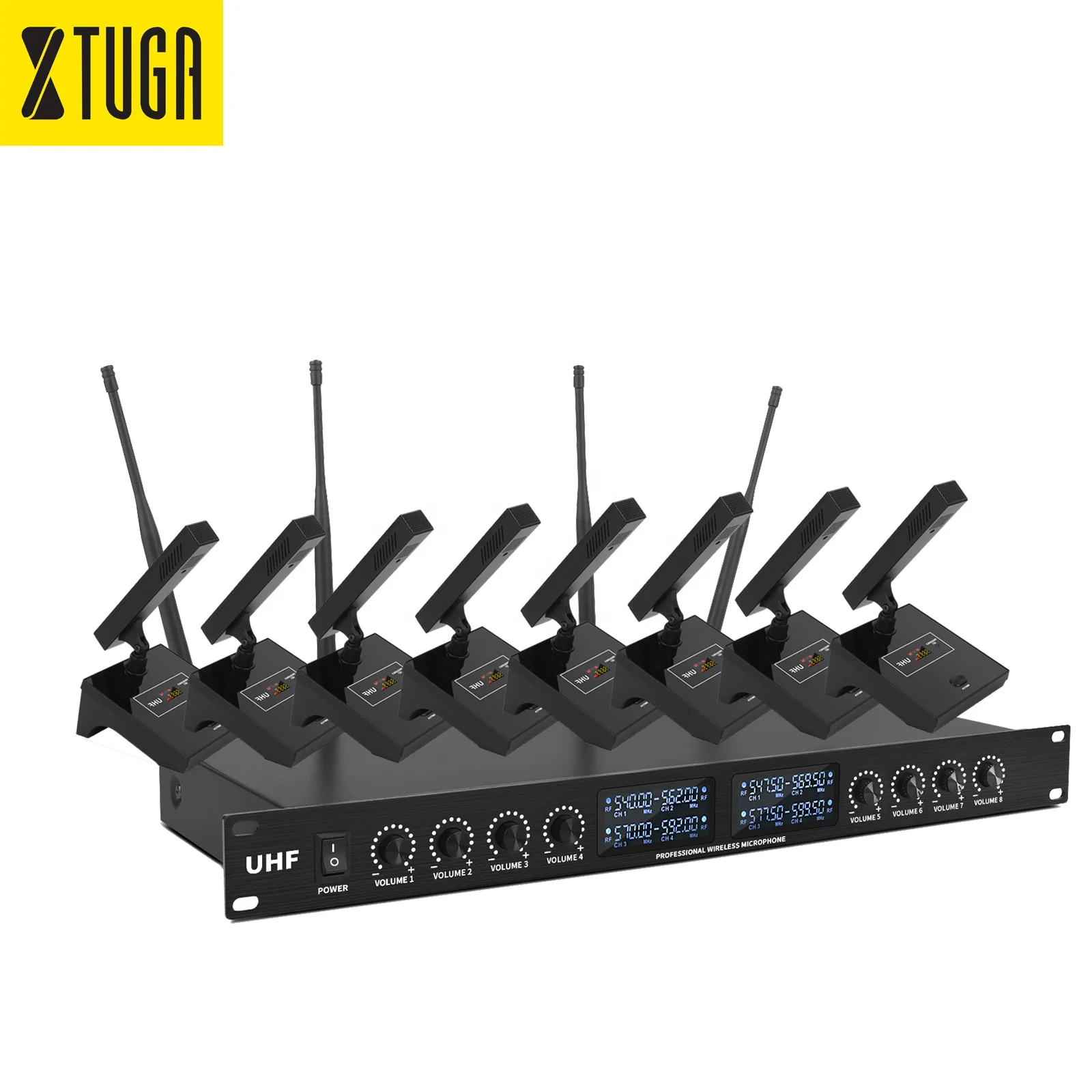 

Xtuga YT8 Professional Universal Uhf Conference Mic System Wireless Microphone for Church