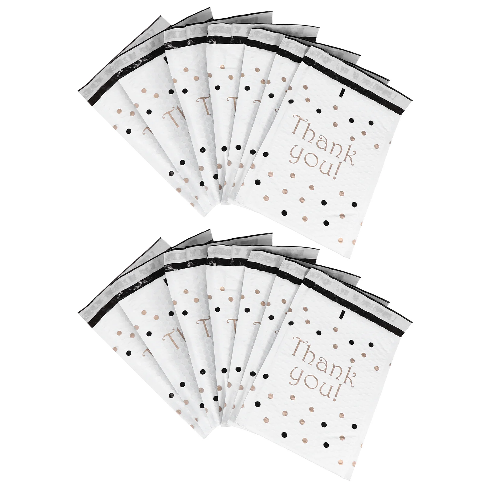 25 قطعة من مغلفات البريد المبطنة المقاومة للماء لاصق قوي للشحن السريع أكياس حزمة الفقاعات الواقية للبريد #5