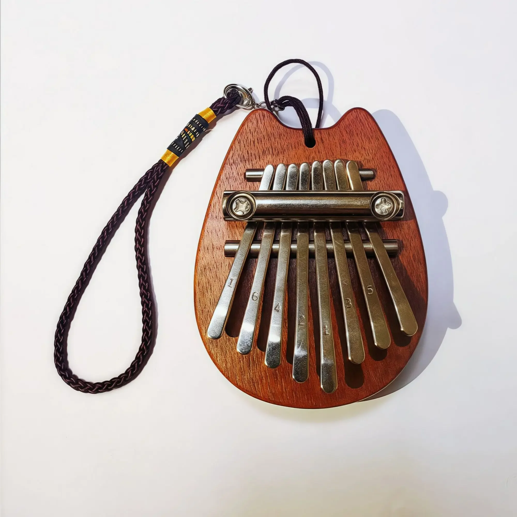 بيانو فيروسال صغير 8 ملاحظات على شكل إبهام كاليمبا بحجم الجيب صغير جدًا ومحمول لطيف مخرم بيانو إبهام 8 ملاحظات