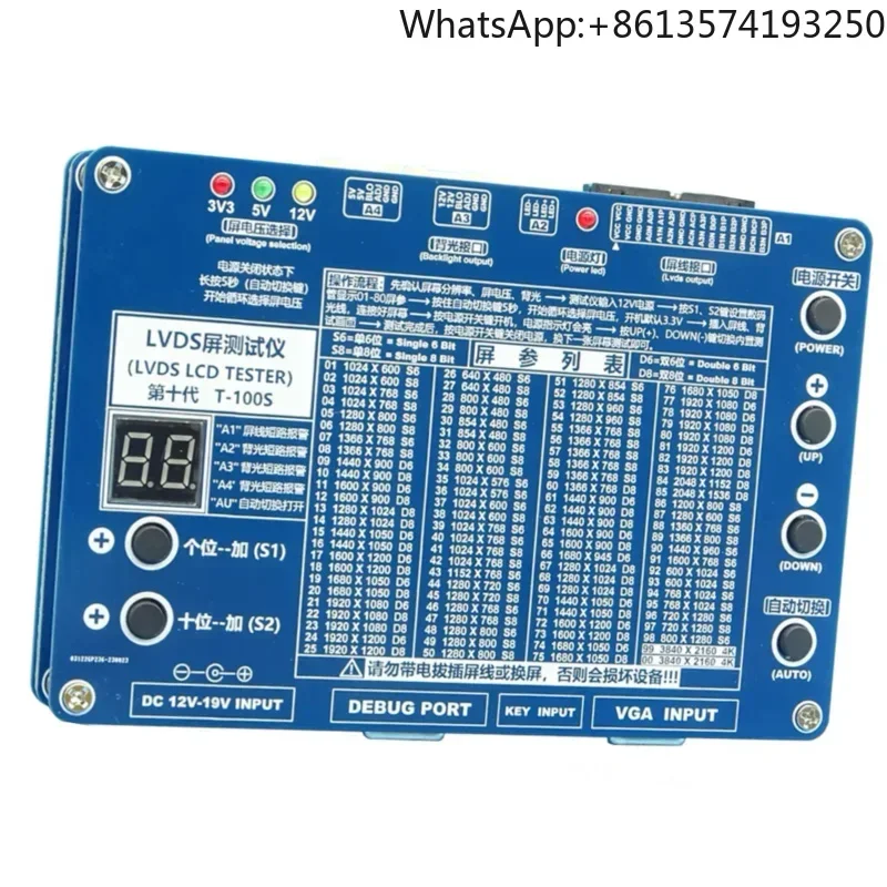 

The 10Th Generation Tester 2K/4K Universal LCD/LED TV/Monitor Point Screen Detection Tool