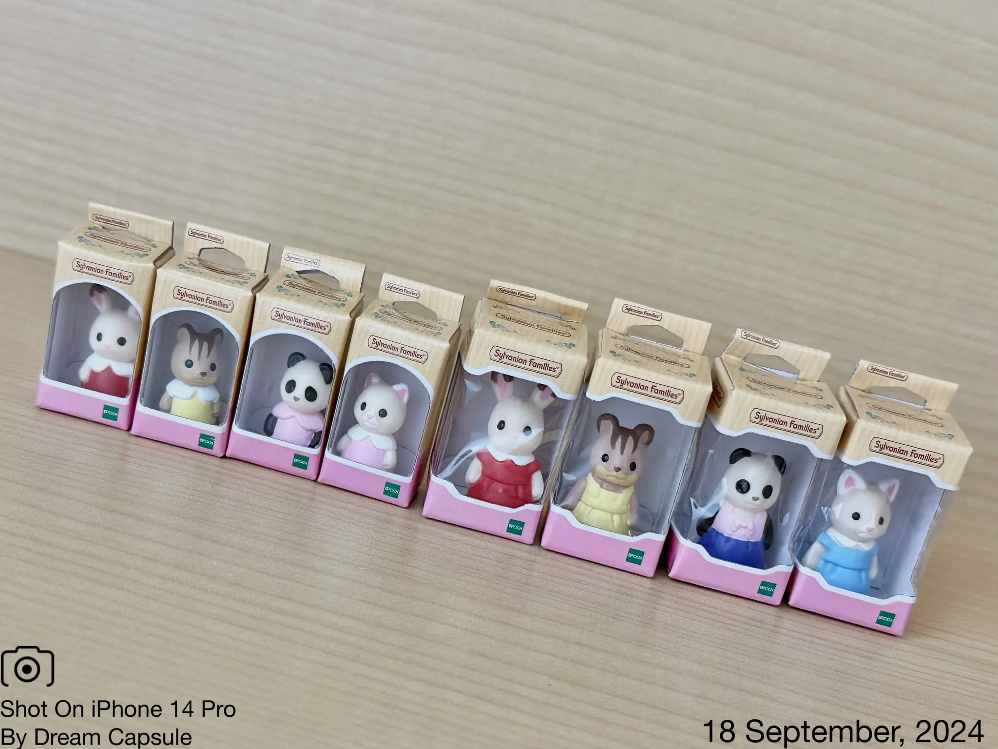 Tarlin capsule toys forest animals Families Figure Collection 5 cute Baby rabbit Squirrel panda cat girls mini box miniatures