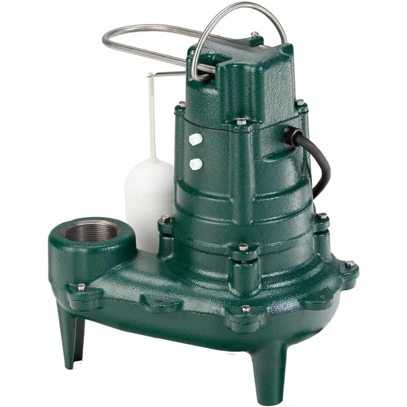 Sewage Pump, 1/2 HP Automatic – Heavy-Duty Submersible Sewage, Effluent or Dewatering Pump