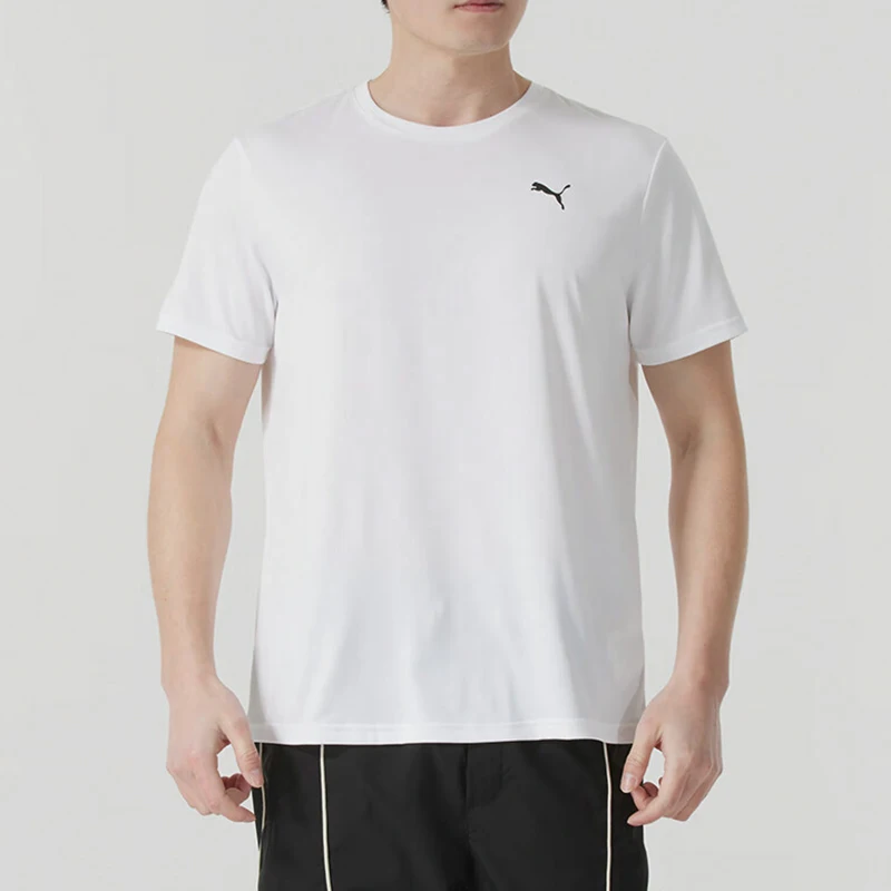 

Puma Genuine, новинка лета 2025 года, мужская дышащая спортивная спортивная одежда с короткими рукавами для спортзала 527344-02