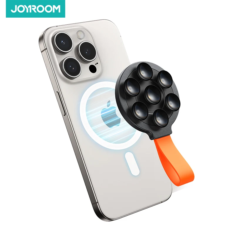 Joyroom Magnetic Suction Cup Phone Mount Silicone Suction Phone Case Grip Stand Holder Hands-Free Mirror Shower Phone Holder Mou