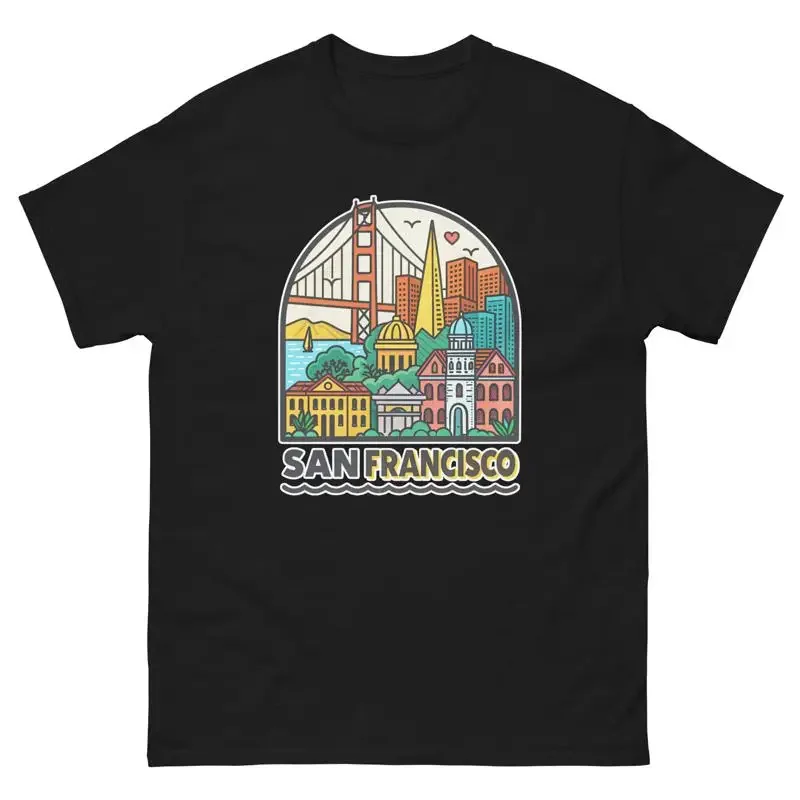 San Francisco World Travel Urban Area City T Shirt