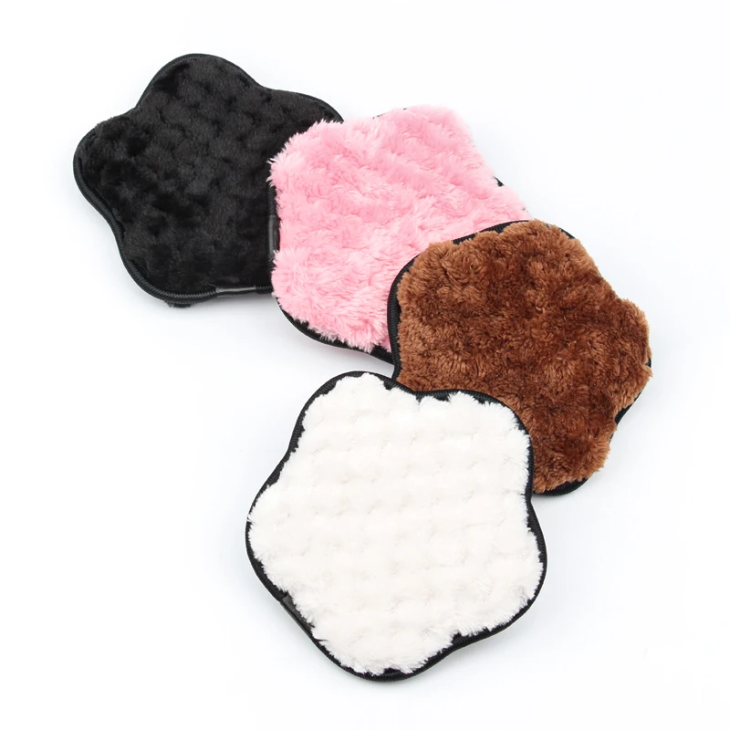 3 Pcs Fiber Makeup Remover Pad Reusable Face Clean Sponge Cloth Towel Cosmetic Puff Double layer Washable Cottons