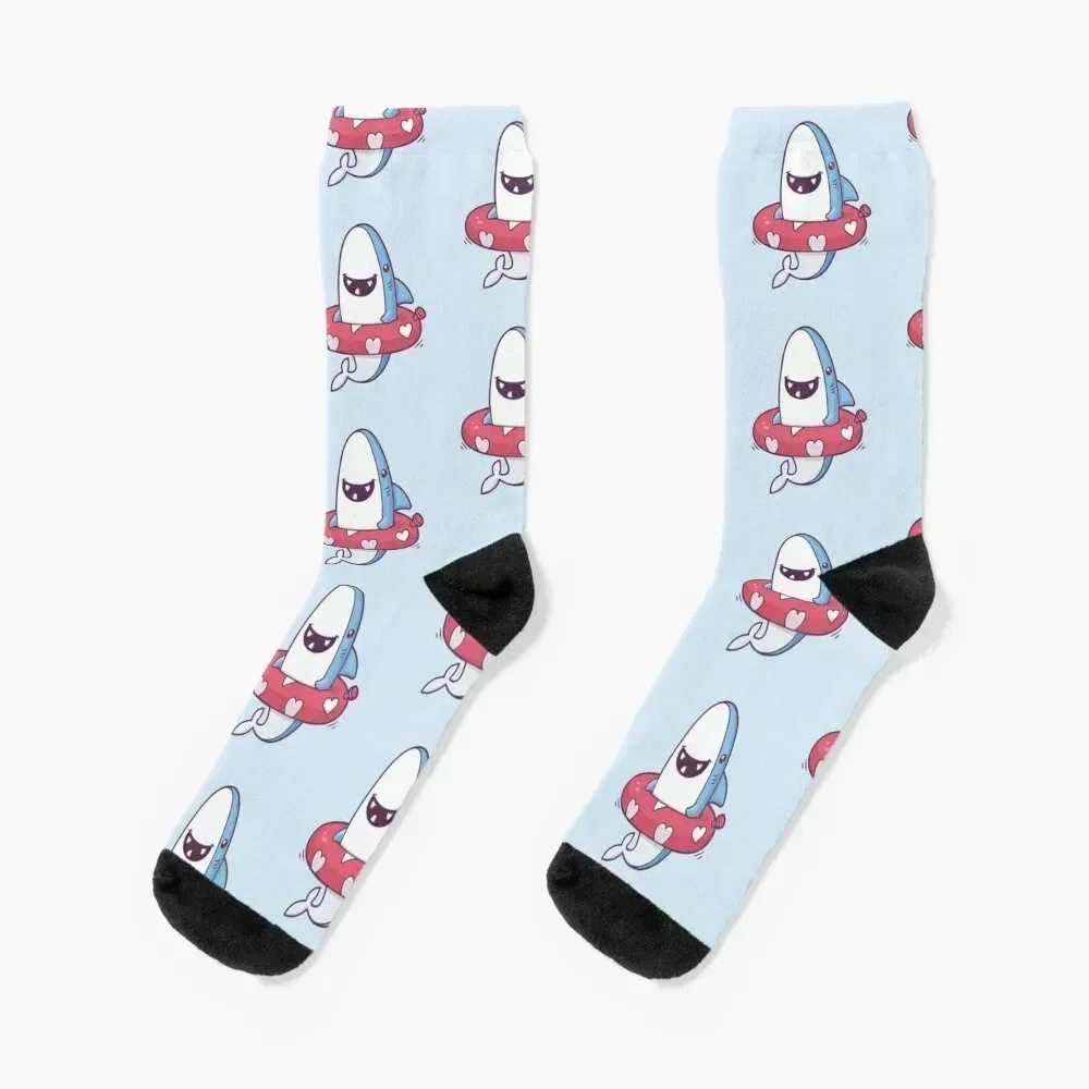 

Shark Summer Fun Socks kids warm winter funny gift Socks For Girls Men's