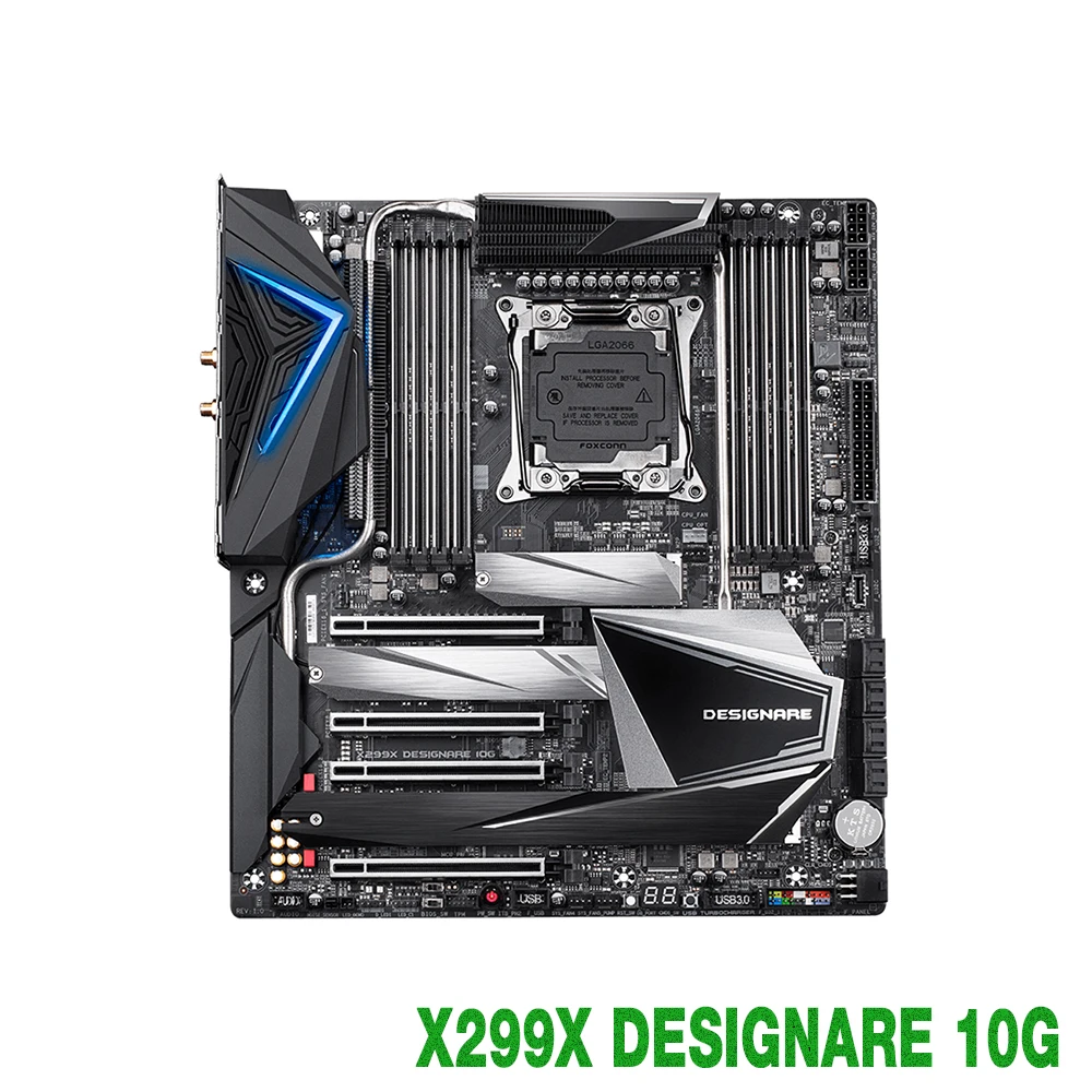 X299X DESIGNARE 10G For X299 Motherboard LGA2066 256GB DDR4 E-ATX Core i7-7800X Or Above X Series / Core i9 X Processors