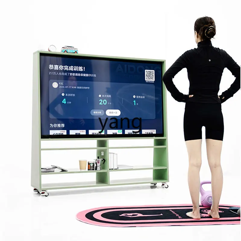 TGF creates space solid wood TV cabinet modern simple living room floor TV cabinet