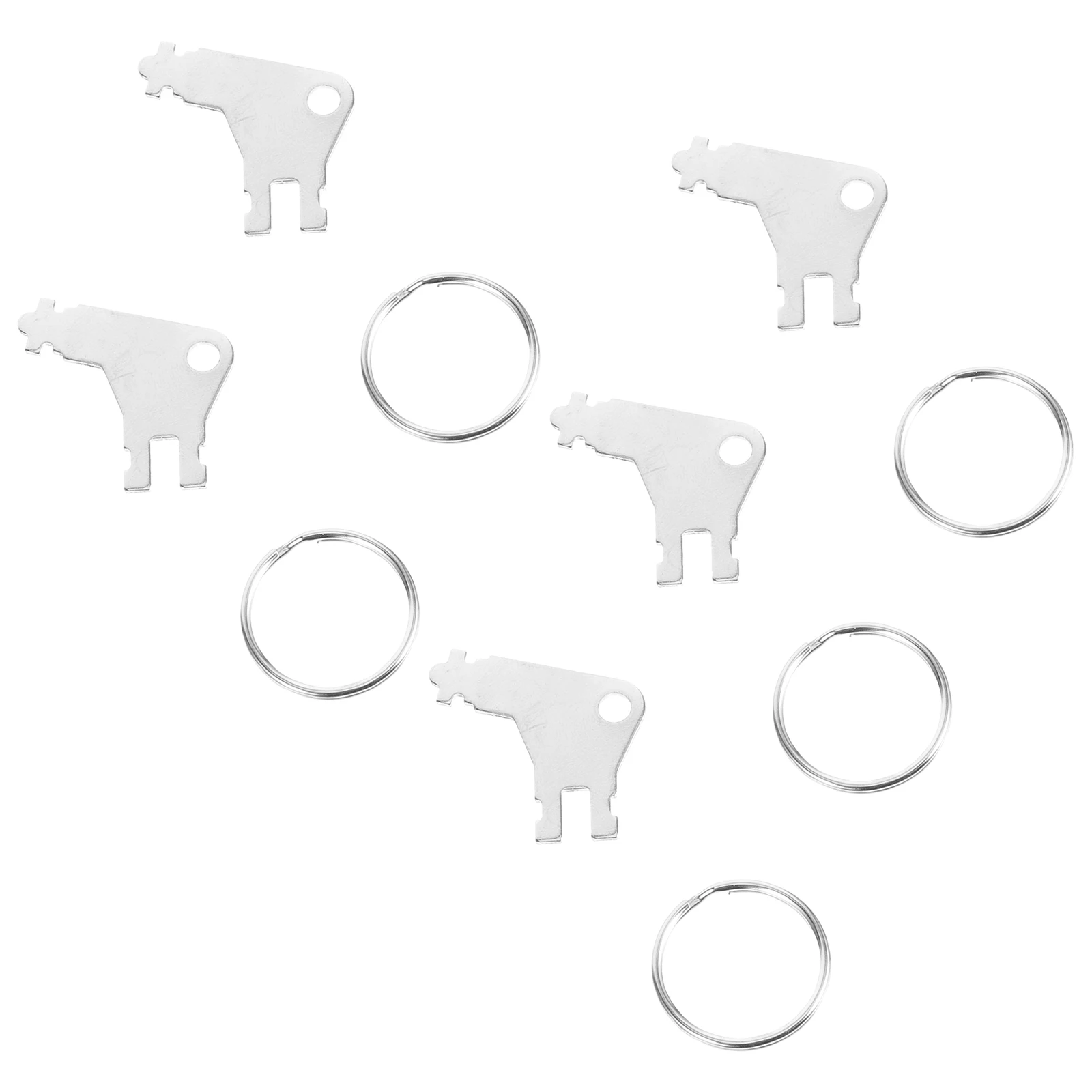 

5pcs Toilet Paper Dispenser Key Universal Metal Paper Towel Dispenser Keys Replacement Set For Commercial Bathroom Roll Holder