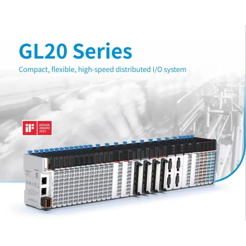 وحدة طرفية عن بعد من سلسلة Inovance GL20 معدات كهربائية بلاستيكية مع وحدة إدخال وإخراج لواجهة الاتصالات