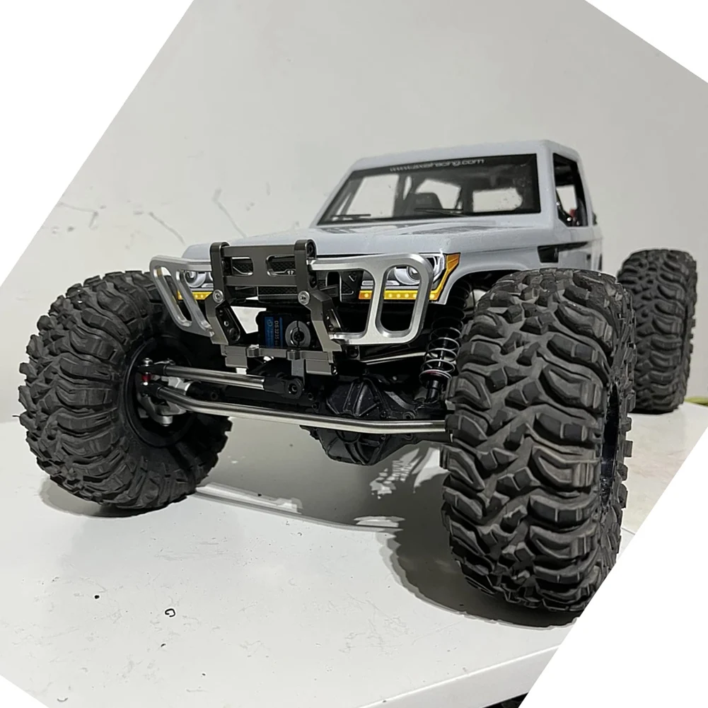BUONO ~ Bull Bar per paraurti anteriore in metallo per Axial Wraith Spawn 1/10 RC Crawler Car Aggiornamenti Accessori parti, Nero