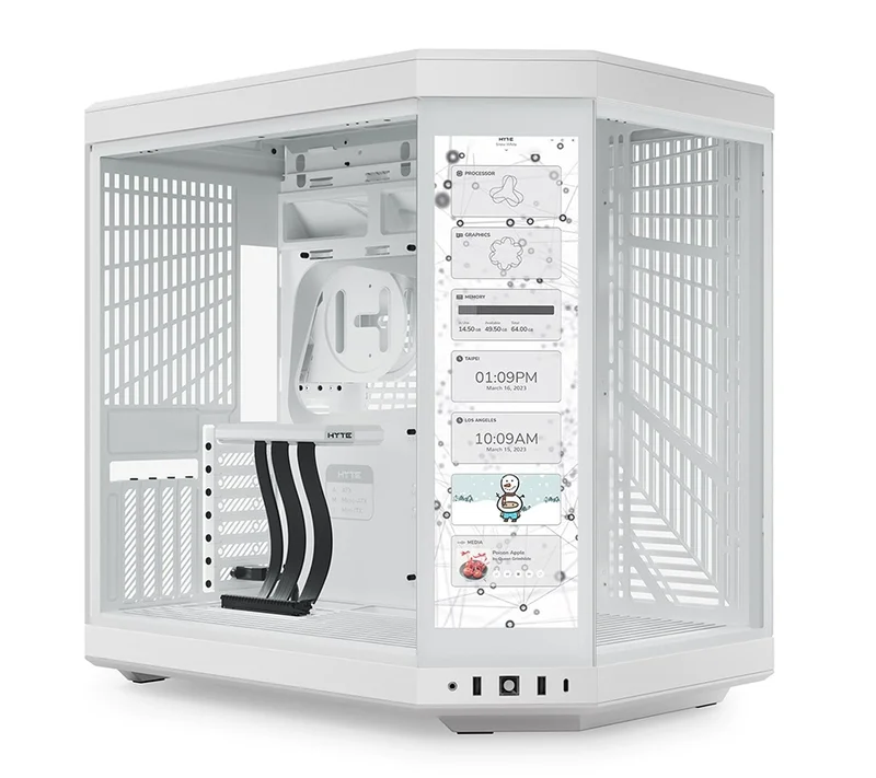 

HYTE Y70 Y60 supports 360 water cooling panoramic side transparent tempered glass computer case