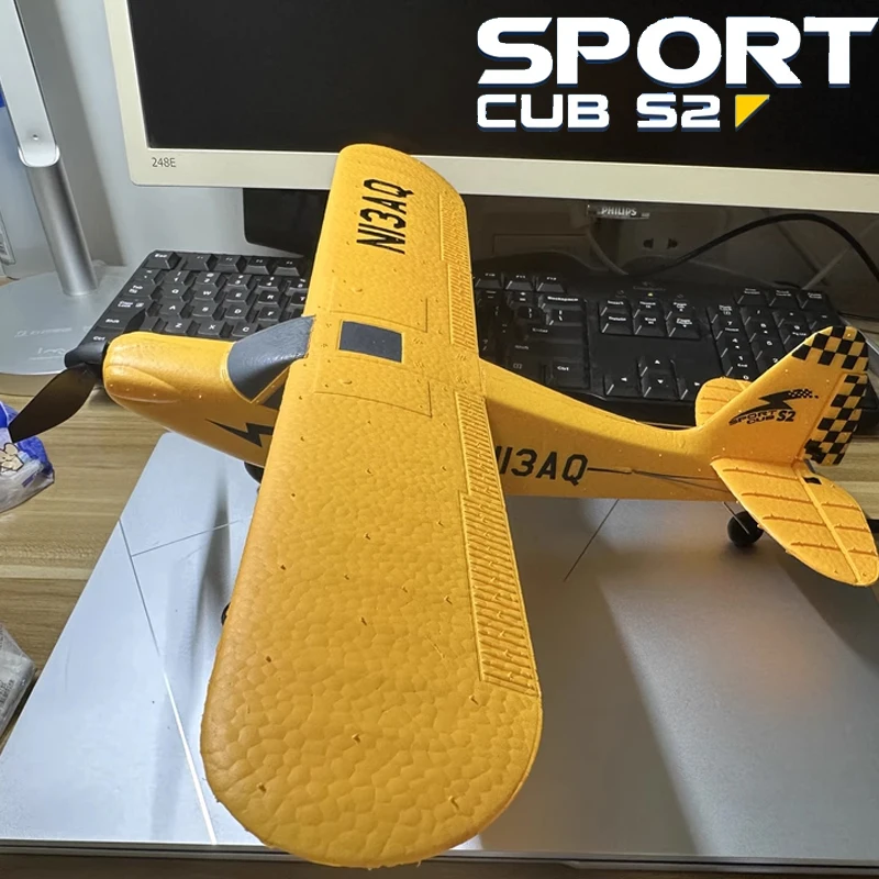 

Sport Cub S2 RC Airplane 2.4G 3CH Remote Control Plane 400mm Wingspan Aircrafts with Gyro Stabilizer 76114 EPP Foam Plane RTF