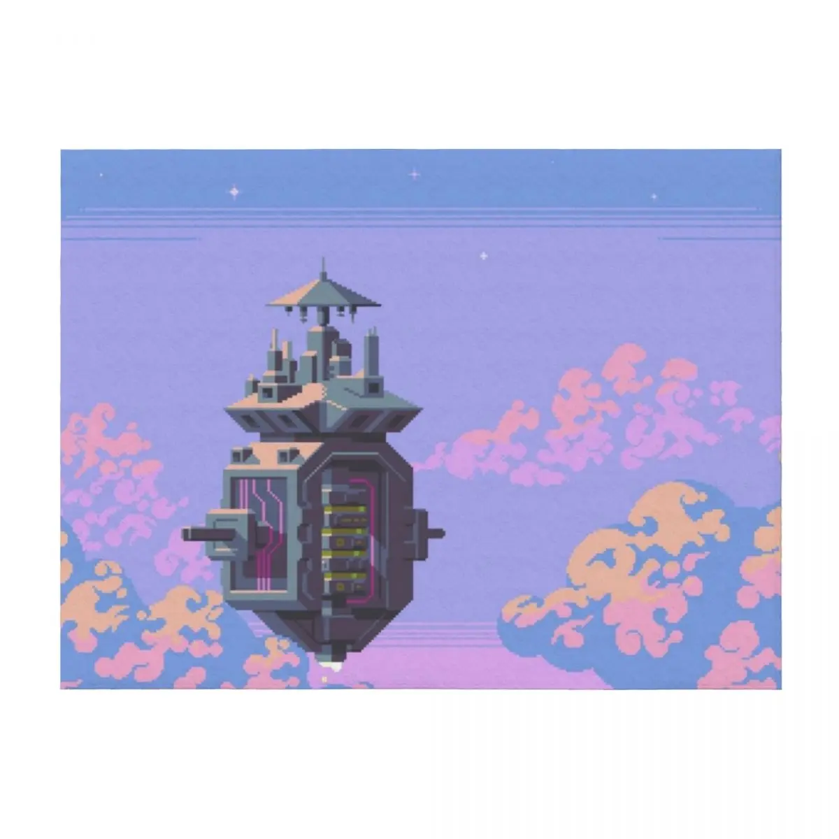 

Sky Temple Throw Blanket Furrys Bed Fashionable Single Soft Blankets