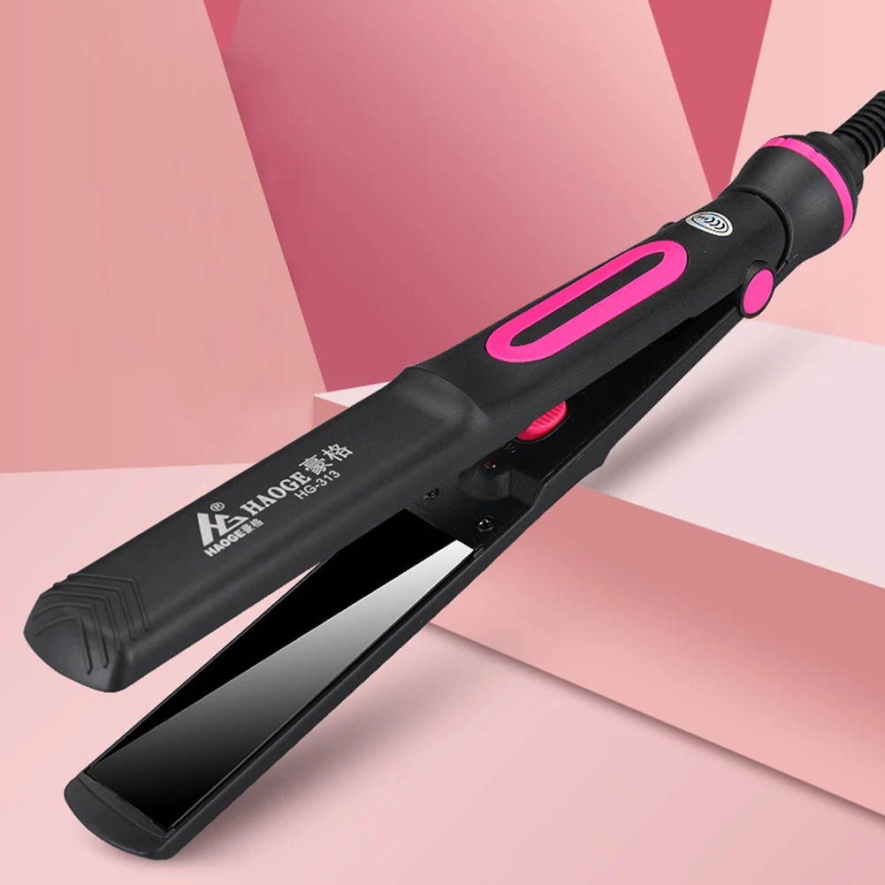 220V Professional Hair Straightener Dual-Use Curling Iron Hair Straightenrer PTC Heating Salon Hair Styling Tools Bangs Splint