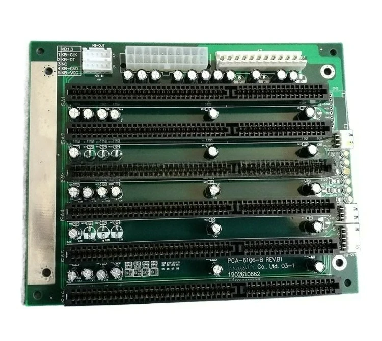 

Industrial Control Motherboard AT/ATX Interface ISA Slot Board for PCA-6106-B/ICA-6106_3 Slot Full ISA