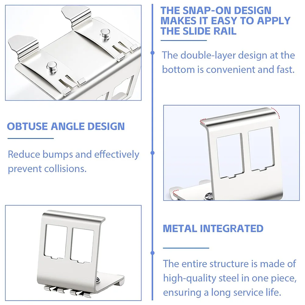 Slide Rail Compatible Network Module Bracket Straight-through Docking Vibration Resistant Streamlined Installation Process