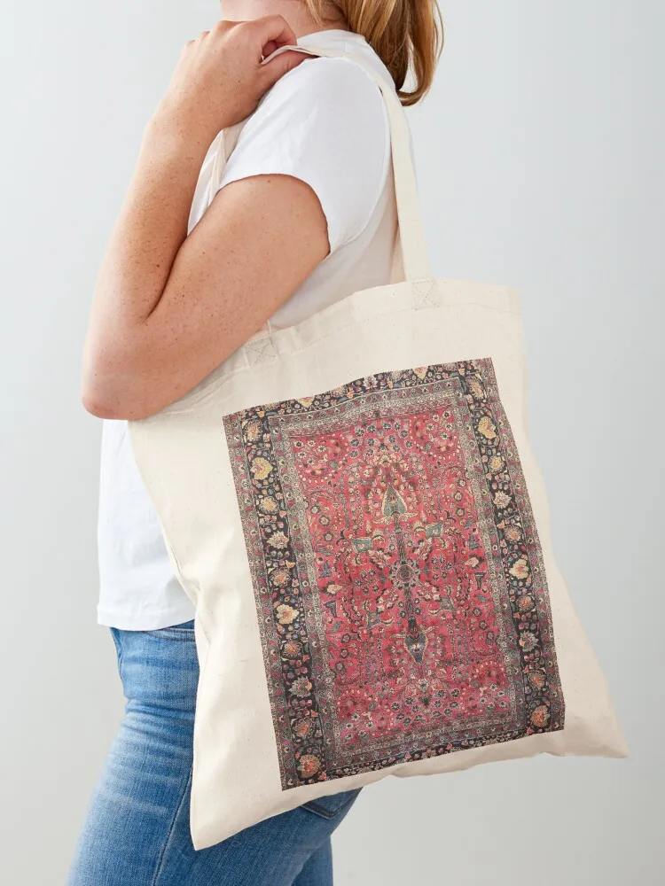 

Antique Persian Red Rug Tote Bag Women bags bags luxury women female bag Eco bag