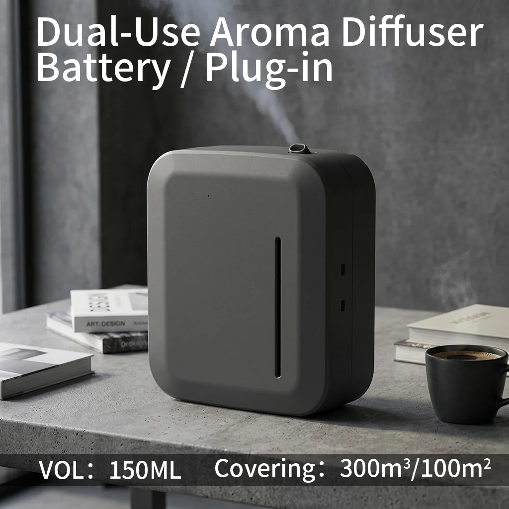 Bluetooth Battery Aroma Diffuser Essential Oil Aromatic Fragrant Device Aromatic Scent Diffuser Air Freshener Cover 300m³
