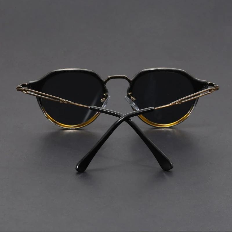 

Круглые солнцезащитные очки для мужчин, новые уличные солнцезащитные очки для вождения, женские солнцезащитные очки в металлической круглой оправе, женские очки в стиле ретро UV400