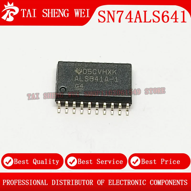 

10pca SN74ALS641A-1DW SN74ALS641A ALS641A ALS641A-1 SOP-20 NEW Original