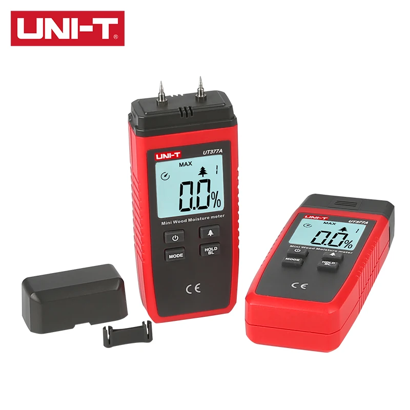 UNI-T Wood Moisture Meter UT377A 4 Types of Wood Categories (28 tree species reference) LCD Backlight