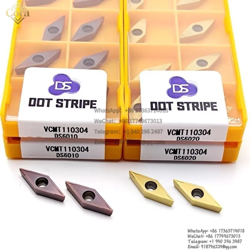 

Carbide Insert VCMT11T304 VCMT160404 VCMT160408 MA Cylindrical Metal Milling Cutter Lathe CNC Turning Tool