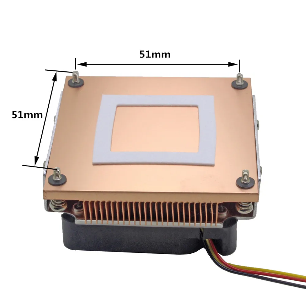 1U Server CPU Cooler Copper heatsink cooling fan for Intel Socket G PGA988 989 Industrial Personal Computer Active cooling