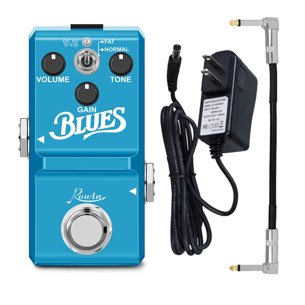 

Rowin LN-321 BLUES Guitar Effect Pedal Wide Range Frequency Response Blues Style Ture Bypass Pedal Electric Guitar Parts Tools